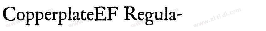 CopperplateEF Regula字体转换 CopperplateEF Regula字体转换